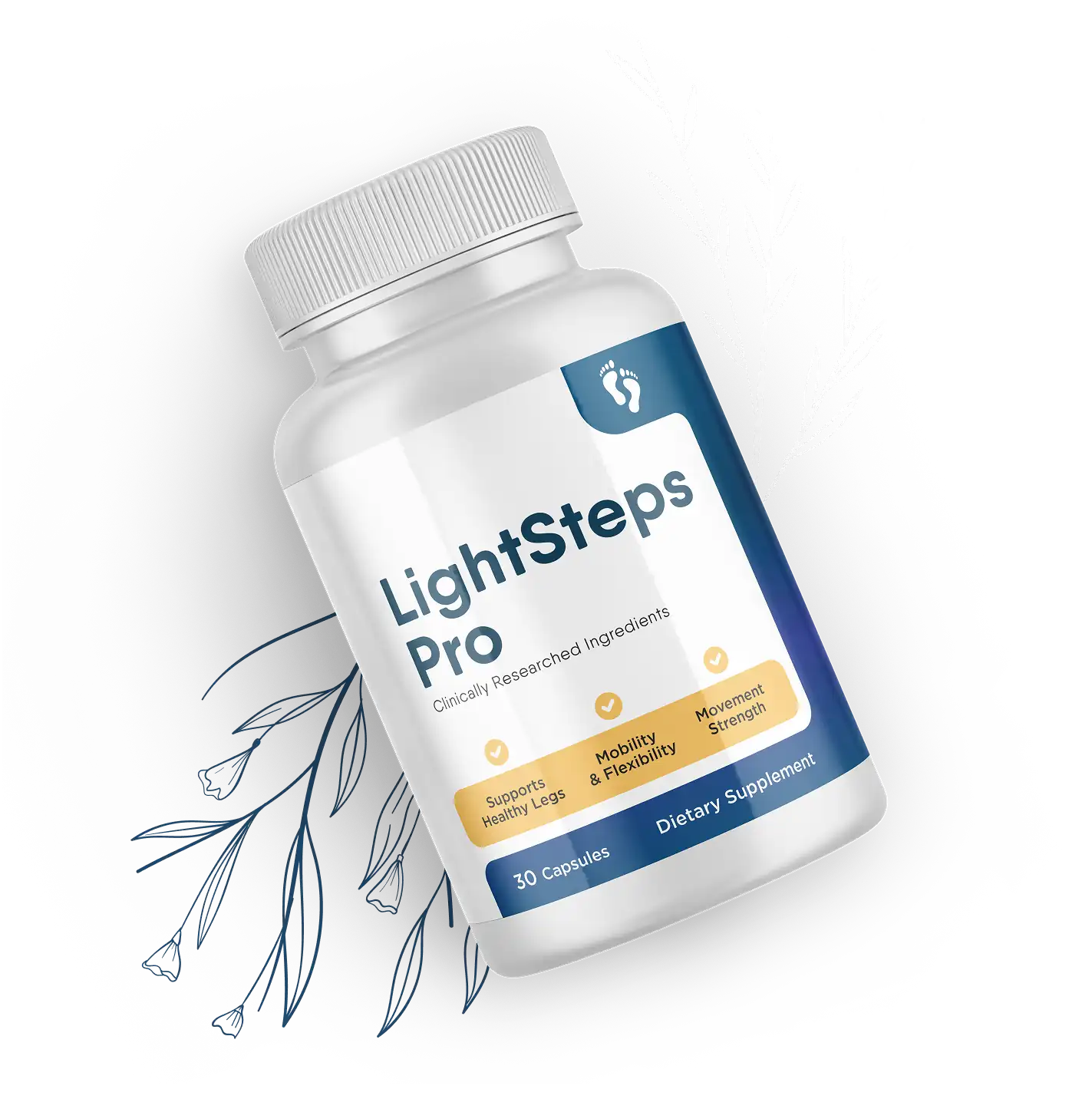 LightSteps Pro — daily leg wellness capsules